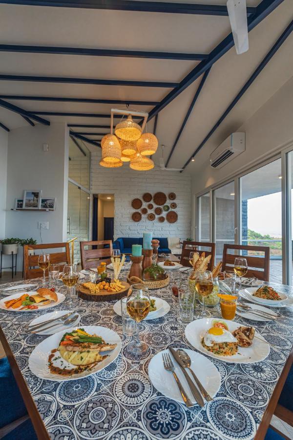 Saffronstays Kaia Waters By Kosha Villas, Pawna - Greek Style Villa With Panoramic View Of Pawna Lake Kolvan Экстерьер фото