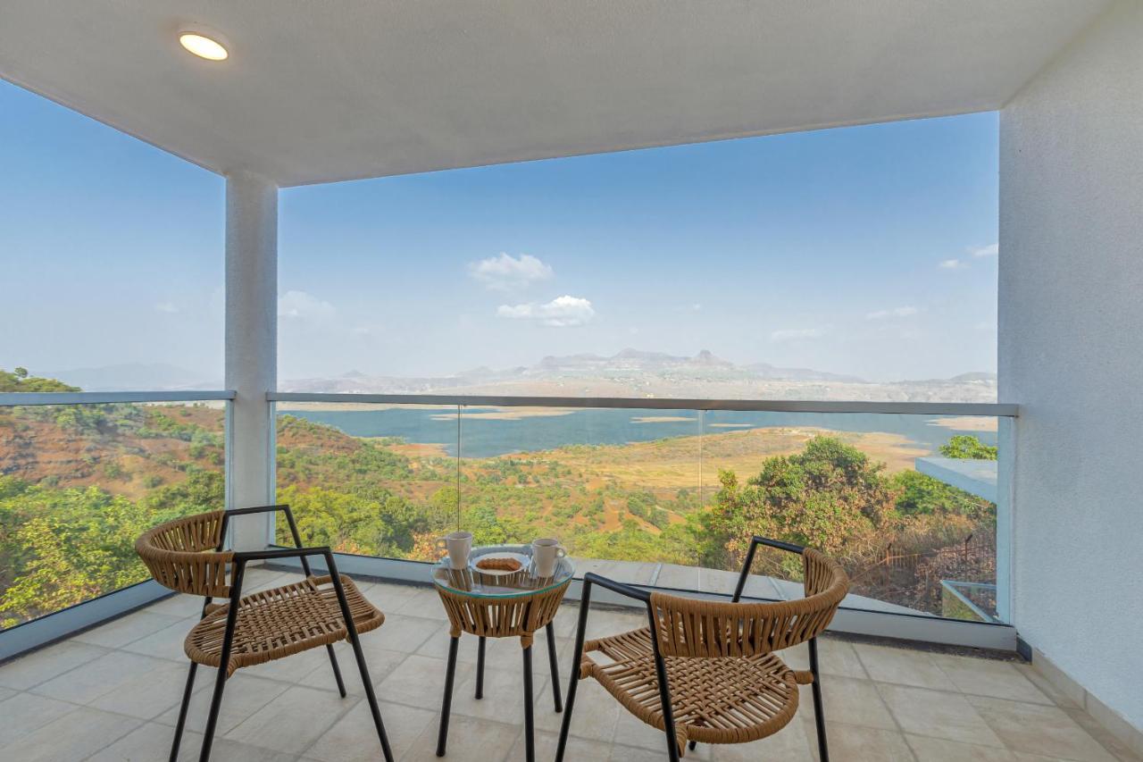 Saffronstays Kaia Waters By Kosha Villas, Pawna - Greek Style Villa With Panoramic View Of Pawna Lake Kolvan Экстерьер фото