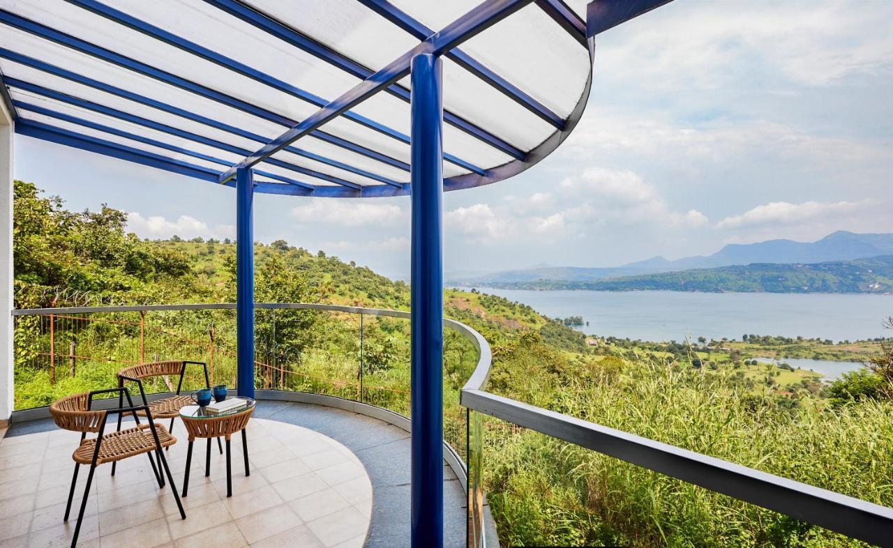 Saffronstays Kaia Waters By Kosha Villas, Pawna - Greek Style Villa With Panoramic View Of Pawna Lake Kolvan Экстерьер фото